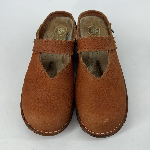 El Naturalista Burnt Orange Leather Slip-Ons - Picture 3 of 8